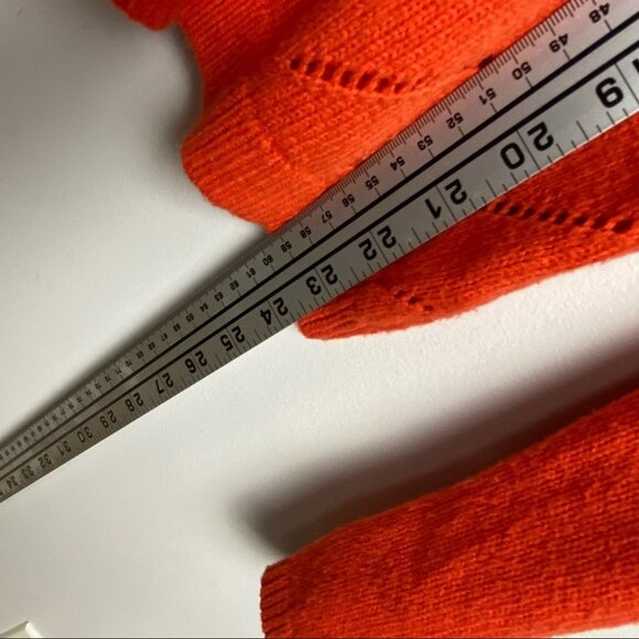 Anthropologie Moth Cashmere V-Neck Ribbon Tie Back Pullover Sweater Size XS Knit - Picture 14 of 15